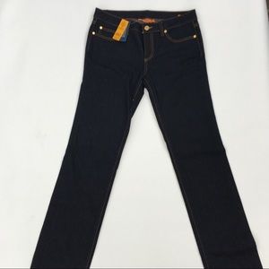 NWT Tory Burch dark wash straight leg jeans